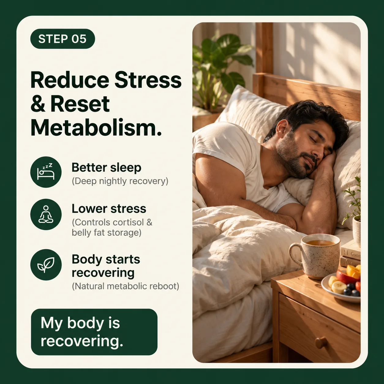 Health optimization and energy reset