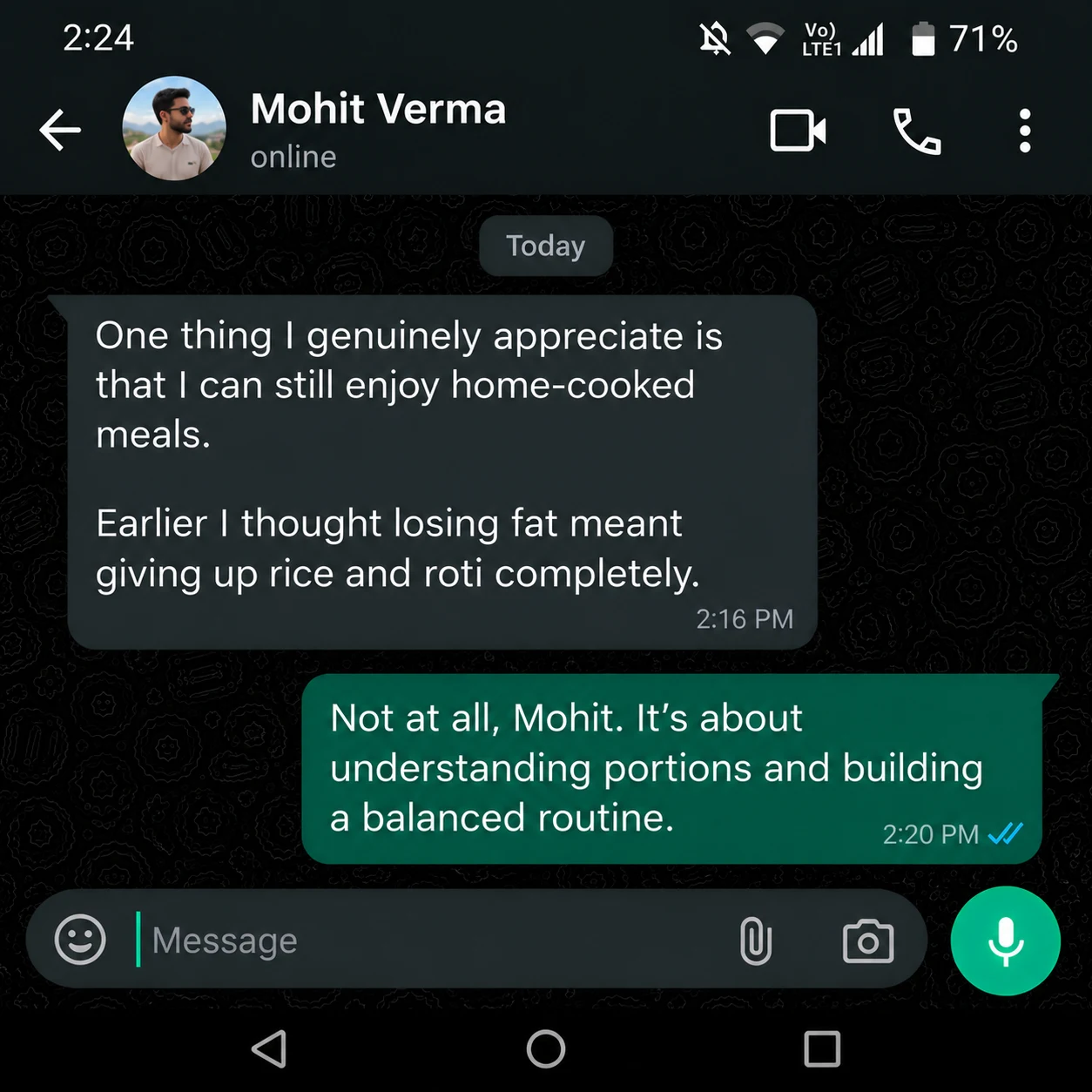 Rahul 16-Week Lean Muscle Recomp