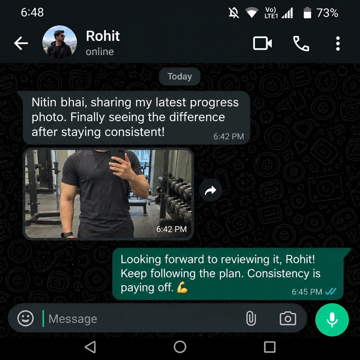 Coach Nitin Mishra 8-Week Weight Loss Transformation